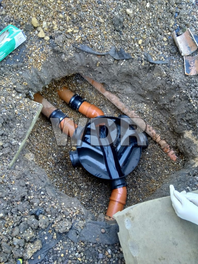 replacement pipework & chamber
