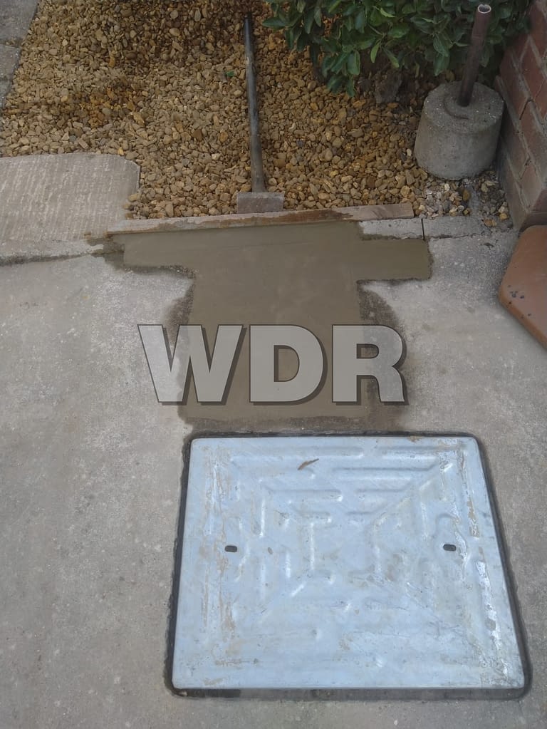 New residential drain installation