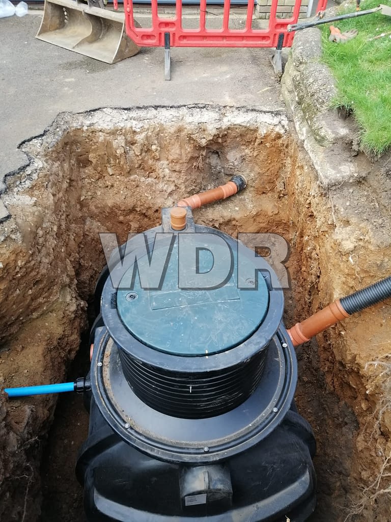 Treatment Plant being installed in Dereham