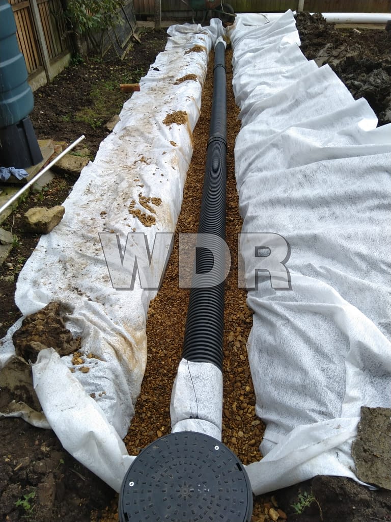 Soakaway installation in Setchey
