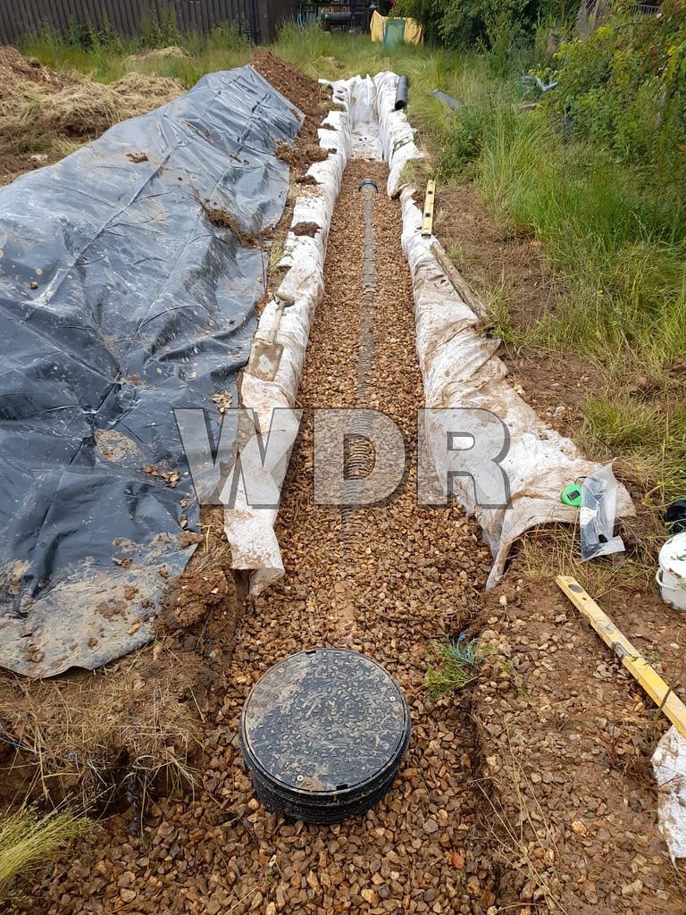New Treatment Plant and Soakaway Fakenham Watlington Drain Renovations