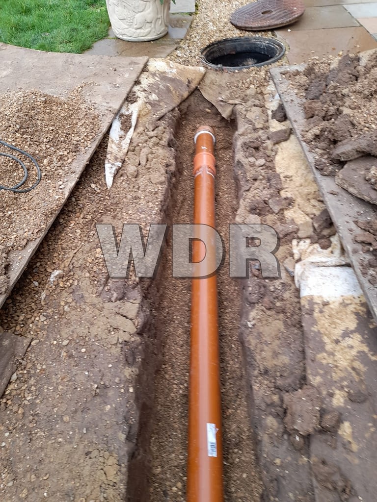 New pipework Watlington